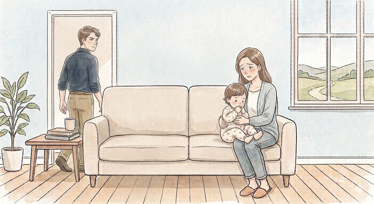 Tôi đưa con về ngoại, hôm sau chồng thu gom sạch quần áo mang sang ‘trả’
