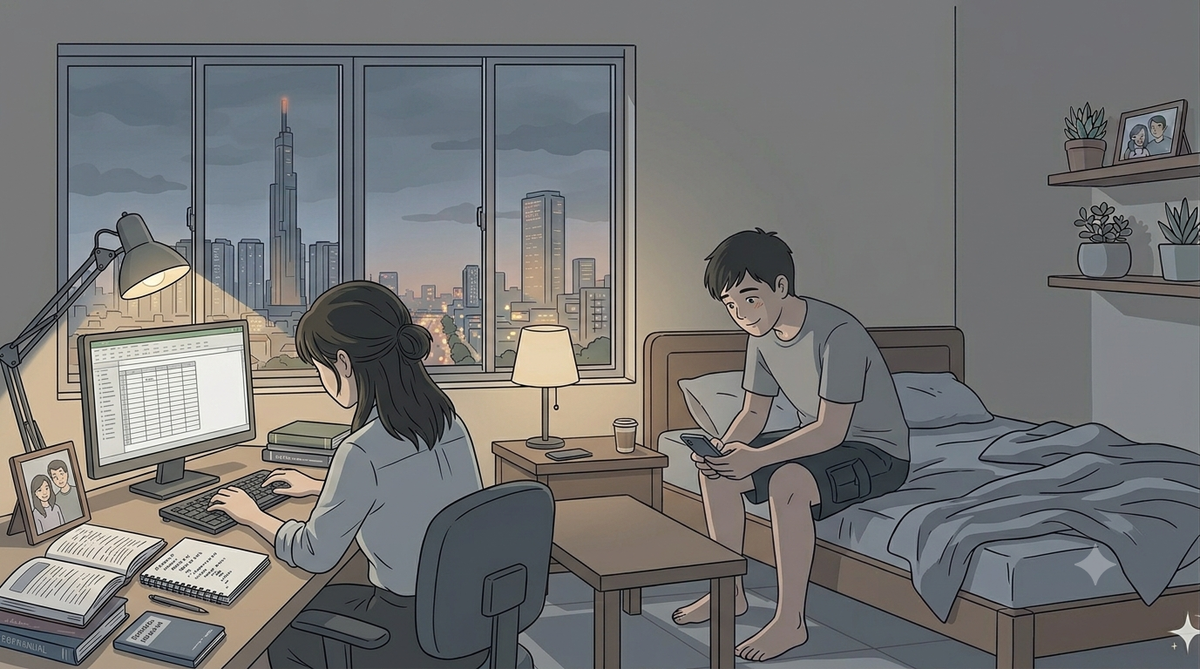 Làm việc tới đau dạ dày trả nợ giúp bạn trai, anh lại tán tỉnh người khác